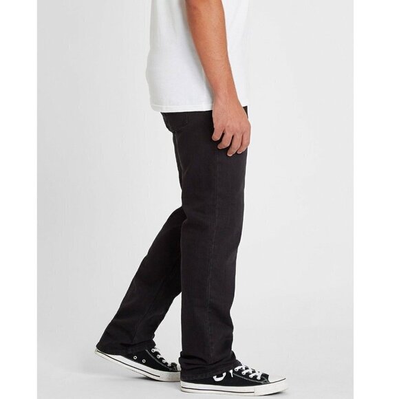 Volcom Jeans Men's Blackout Modern Straight Stretch Size 28 x 32 Solver NWT - Picture 3 of 5